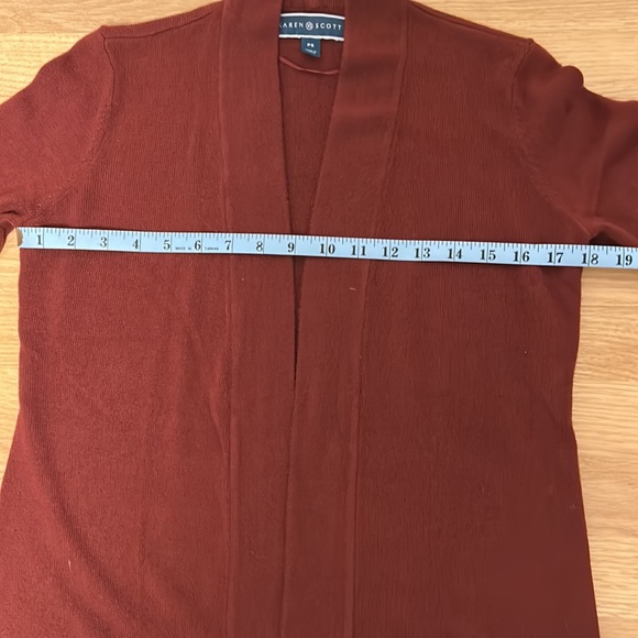 NWOT Burgundy Open Cardigan - Picture 7 of 7